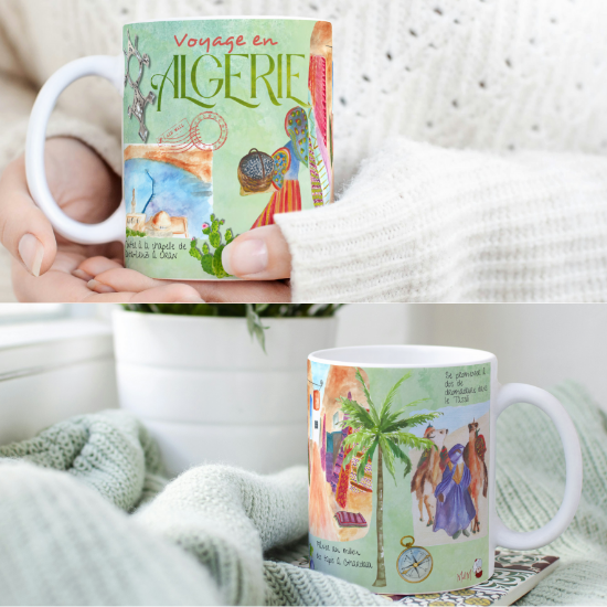 Image de Mug aquarelle : Algérie