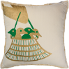 Image de Coussin Les paniers de canard Or & Vert